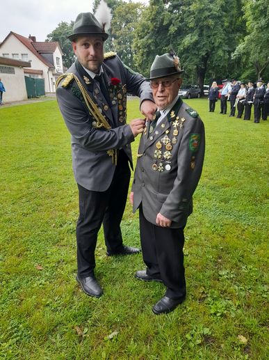 Ehrung zum 60. Jubiläum von Heino Bleydorn.